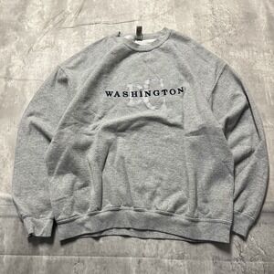 Glidan Washington State Dc Sweatshirt Mens Xl Gray Alumni Crew Neck Long Sleeve